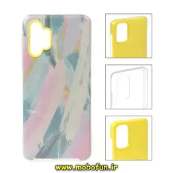 قاب گوشی Galaxy A32 5G سامسونگ طرح ژله ای طرح دار آبرنگی اکلیلی کد 262