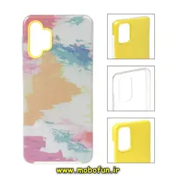 قاب گوشی Galaxy A32 5G سامسونگ طرح ژله ای طرح دار آبرنگی اکلیلی کد 261