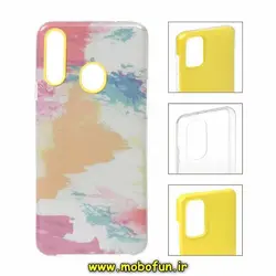 قاب گوشی Galaxy A20S سامسونگ طرح ژله ای طرح دار آبرنگی اکلیلی کد 410