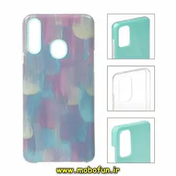 قاب گوشی Galaxy A20S سامسونگ طرح ژله ای طرح دار آبرنگی اکلیلی کد 404