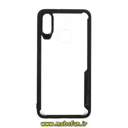 قاب گوشی Galaxy A10S سامسونگ آیپکی iPaky طرح پشت طلق شفاف دور ژله ای مشکی کد 356