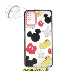 قاب گوشی Galaxy A02S - Galaxy A03S سامسونگ ژله ای طرح دار شفاف محافظ لنز دار میکی موس Mickey Mouse کد 195