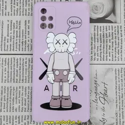 قاب گوشی Galaxy A71 سامسونگ سیلیکونی ژله ای طرح ربات KAWS محافظ لنز دار یاسی کد 390