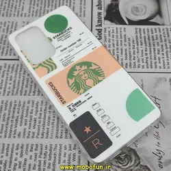 قاب گوشی Galaxy A53 5G سامسونگ طرح استارباکس STARBUCKS شب رنگ پشت طلق براق کد 139