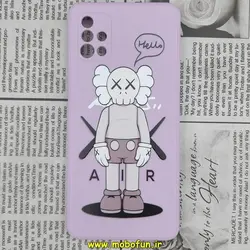 قاب گوشی Galaxy A51 سامسونگ سیلیکونی ژله ای طرح ربات KAWS محافظ لنز دار یاسی کد 482