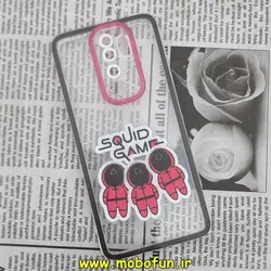 قاب گوشی Redmi Note 8 Pro شیائومی ژله ای طرح دار شفاف محافظ لنز دار بازی مرکب اسکویید گیم کد 447