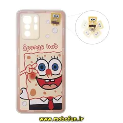 قاب گوشی Poco X3 GT - Redmi Note 10 Pro 5G شیائومی سیلیکونی ژله ای اسپینر دار طرح عروسکی باب اسفنجی محافظ لنز دار Smile کد 152