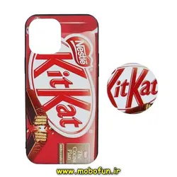 قاب گوشی iPhone 12 Pro Max آیفون فانتزی سوزنی برجسته طرح کیت کت KITKAT پاپ سوکت دار کد 306