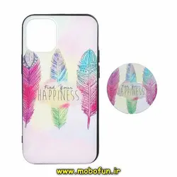 قاب گوشی iPhone 12 - iPhone 12 Pro آیفون فانتزی سوزنی برجسته طرح پر رنگی پاپ سوکت دار کد 447