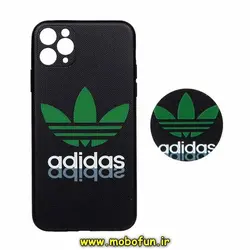 قاب گوشی iPhone 11 Pro Max آیفون فانتزی سوزنی برجسته طرح آدیداس adidas پاپ سوکت دار محافظ لنزدار کد 270