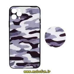 قاب گوشی iPhone 11 Pro Max آیفون فانتزی سوزنی برجسته طرح چریکی ارتشی پاپ سوکت دار محافظ لنزدار کد 266