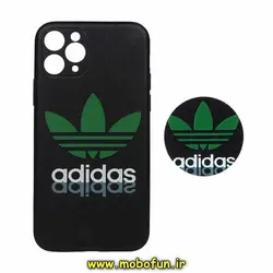 قاب گوشی iPhone 11 Pro آیفون فانتزی سوزنی برجسته طرح آدیداس adidas پاپ سوکت دار محافظ لنزدار کد 166
