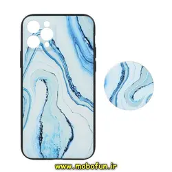 قاب گوشی iPhone 11 Pro آیفون فانتزی سوزنی برجسته طرح آبرنگی پاپ سوکت دار محافظ لنزدار کد 158