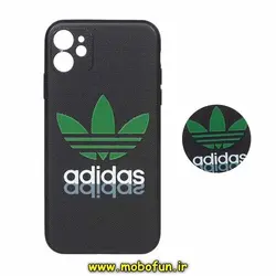 قاب گوشی iPhone 11 آیفون فانتزی سوزنی برجسته طرح آدیداس adidas پاپ سوکت دار محافظ لنزدار کد 239