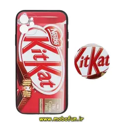 قاب گوشی iPhone 11 آیفون فانتزی سوزنی برجسته طرح کیت کت KITKAT پاپ سوکت دار محافظ لنزدار کد 237