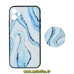 قاب گوشی iPhone 11 آیفون فانتزی سوزنی برجسته طرح آبرنگی پاپ سوکت دار محافظ لنزدار کد 212