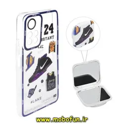 قاب گوشی Poco M4 Pro 5G شیائومی ژله ای شفاف فانتزی طرح ورزشی جردن نایکی NIKE پاپ سوکت دار آینه ای محافظ لنز دار کد 39