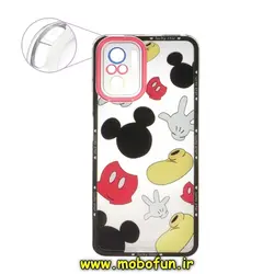 قاب گوشی Redmi Note 10 4G - Redmi Note 10S شیائومی ژله ای طرح دار شفاف محافظ لنز دار میکی موس Mickey Mouse کد 293