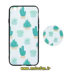 قاب گوشی iPhone 6 - iPhone 6s آیفون فانتزی سوزنی برجسته طرح گل کاکتوس پاپ سوکت دار کد 200
