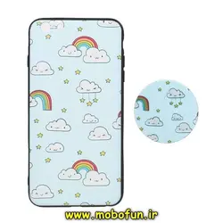 قاب گوشی iPhone 6 Plus - iPhone 6S Plus آیفون فانتزی سوزنی برجسته طرح ابر و ستاره پاپ سوکت دار کد 202