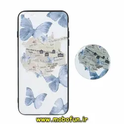 قاب گوشی iPhone 6 Plus - iPhone 6S Plus آیفون فانتزی سوزنی برجسته طرح پروانه پاپ سوکت دار کد 201