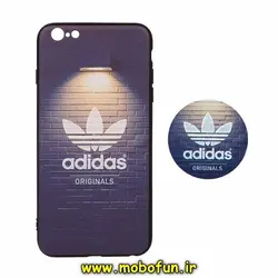 قاب گوشی iPhone 6 Plus - iPhone 6S Plus آیفون فانتزی سوزنی برجسته طرح آدیداس adidas پاپ سوکت دار کد 192