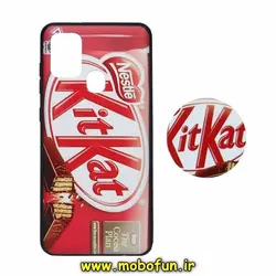 قاب گوشی Galaxy A21S سامسونگ فانتزی سوزنی برجسته طرح کیت کت KITKAT پاپ سوکت دار کد 388