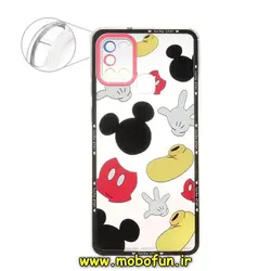 قاب گوشی Galaxy A21S سامسونگ ژله ای طرح دار شفاف محافظ لنز دار میکی موس کد 372