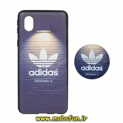 قاب گوشی Galaxy A01 Core - Galaxy M01 Core - Galaxy A3 Core سامسونگ فانتزی سوزنی برجسته طرح آدیداس adidas پاپ سوکت دار کد 174