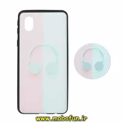 قاب گوشی Galaxy A01 Core - Galaxy M01 Core - Galaxy A3 Core سامسونگ فانتزی سوزنی برجسته طرح هدفون موزیک پاپ سوکت دار کد 164