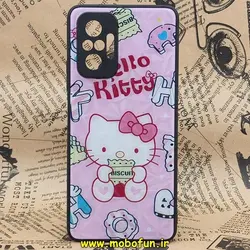 قاب گوشی Redmi Note 10 Pro 4G - Redmi Note 10 Pro Max شیائومی طرح دار الماسی محافظ لنز دار Hello Kitty سلام کیتی کد 274