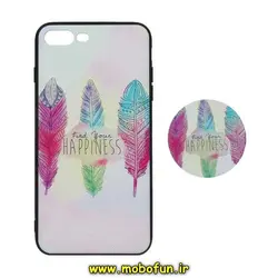 قاب گوشی iPhone 7 Plus - iPhone 8 Plus آیفون فانتزی سوزنی برجسته طرح پر رنگی پاپ سوکت دار کد 250