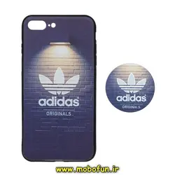 قاب گوشی iPhone 7 Plus - iPhone 8 Plus آیفون فانتزی سوزنی برجسته طرح آدیداس adidas پاپ سوکت دار کد 236
