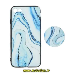 قاب گوشی iPhone 7 - iPhone 8 - iPhone SE 2020 آیفون فانتزی سوزنی برجسته طرح آبرنگی پاپ سوکت دار کد 280