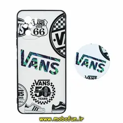 قاب گوشی Redmi Note 10S - Redmi Note 10 4G شیائومی فانتزی سوزنی برجسته طرح ونس VANS پاپ سوکت دار محافظ لنز دار کد 269