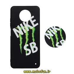 قاب گوشی Redmi Note 9T 5G شیائومی فانتزی سوزنی برجسته طرح نایکی NIKE SB پاپ سوکت دار کد 161