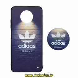 قاب گوشی Redmi Note 9T 5G شیائومی فانتزی سوزنی برجسته طرح آدیداس adidas پاپ سوکت دار کد 154