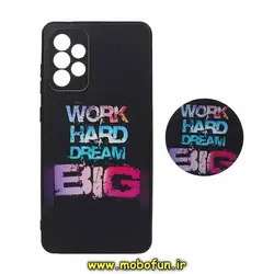 قاب گوشی Galaxy A72 4G - Galaxy A72 5G سامسونگ فانتزی سوزنی برجسته طرح انگیزشی پاپ سوکت دار محافظ لنز دار کد 293