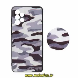 قاب گوشی Galaxy A72 4G - Galaxy A72 5G سامسونگ فانتزی سوزنی برجسته طرح چریکی ارتشی پاپ سوکت دار محافظ لنز دار کد 292