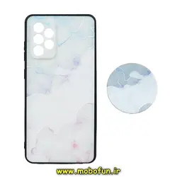 قاب گوشی Galaxy A72 4G - Galaxy A72 5G سامسونگ فانتزی سوزنی برجسته طرح آبرنگی پاپ سوکت دار محافظ لنز دار کد 268