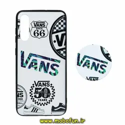 قاب گوشی Galaxy A70 - Galaxy A70S سامسونگ فانتزی سوزنی برجسته طرح ونس VANS پاپ سوکت دار محافظ لنز دار کد 172