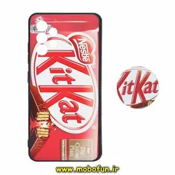 قاب گوشی Galaxy A32 4G سامسونگ فانتزی سوزنی برجسته طرح کیت کت KITKAT پاپ سوکت دار محافظ لنز دار کد 338