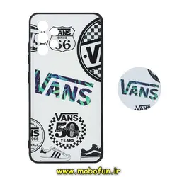 قاب گوشی Galaxy A32 4G سامسونگ فانتزی سوزنی برجسته طرح ونس VANS پاپ سوکت دار محافظ لنز دار کد 337