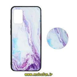 قاب گوشی Galaxy A02S سامسونگ فانتزی سوزنی برجسته طرح آبرنگی پاپ سوکت دار کد 284