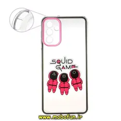 قاب گوشی Galaxy A13 5G سامسونگ ژله ای طرح دار شفاف محافظ لنز دار اسکویید گیم SQUID GAME کد 12