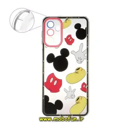 قاب گوشی Galaxy A13 5G سامسونگ ژله ای طرح دار شفاف محافظ لنز دار میکی موس کد 9