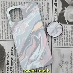 قاب گوشی iPhone 12 Pro Max آیفون مدل IMD فانتزی ماربل طرح آبرنگی پاپ سوکت دار کد 193