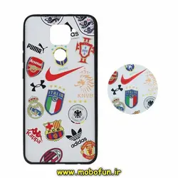 قاب گوشی Redmi Note 9 شیائومی فانتزی سوزنی برجسته طرح ورزشی اسپرت SPORT پاپ سوکت دار کد 259