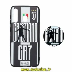 قاب گوشی Galaxy A20 - Galaxy A30 سامسونگ فانتزی سوزنی برجسته طرح کریستین رونالدو CR7 پاپ سوکت دار کد 143