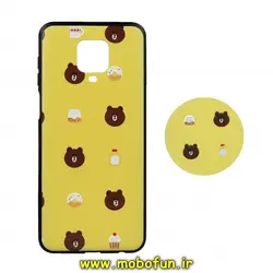 قاب گوشی Redmi Note 9S - Redmi Note 9 Pro شیائومی فانتزی سوزنی برجسته طرح خرسی تدی TEDI پاپ سوکت دار کد 420